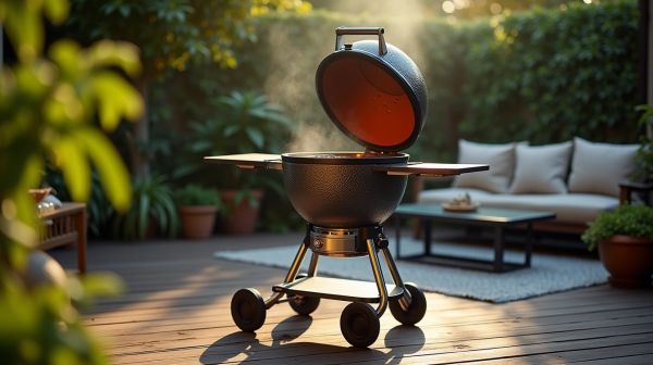 Pourquoi choisir le barbecue kettle pro 57 sur chariot de Napoléon